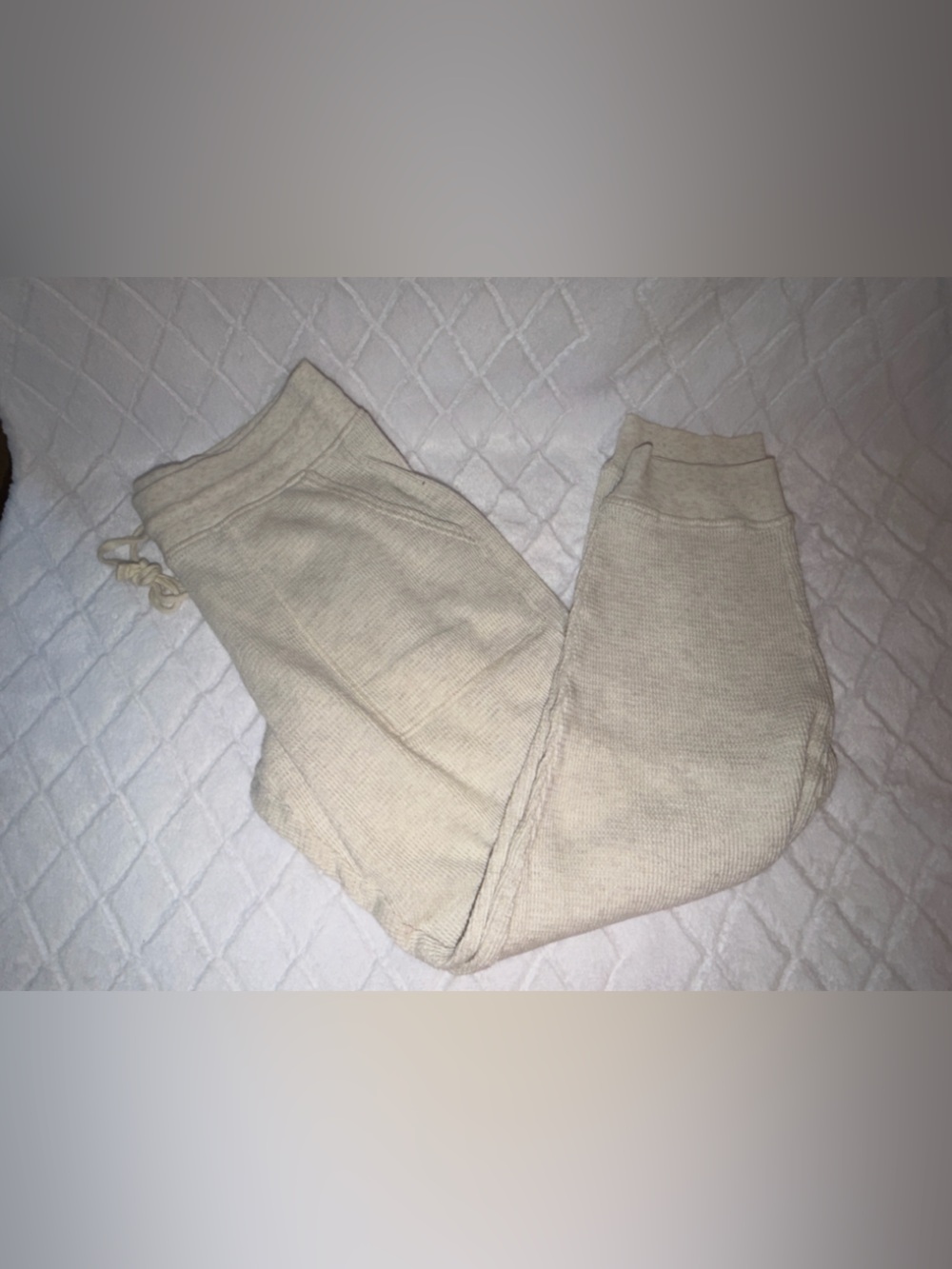 stars above Cream Knit Drawstring Joggers - Picture 3 of 10